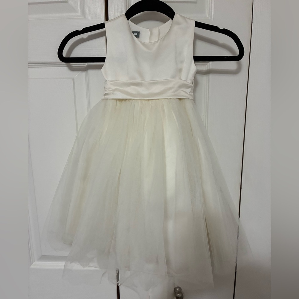 Ivory Tulle Toddler Dress